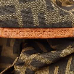 Pre Owned Fendi Brown Leather Spy Moro Hobo