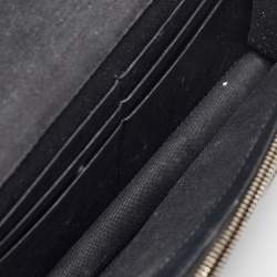 Pre Owned Fendi Black Leather Hypnoteyes Wallet On Chain