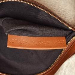 Pre Owned Fendi Multicolor Canvas and Leather FF Embroidered Baguette Crossbody Bag