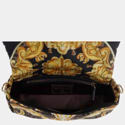Fendi x Versace Brown/ Gold Fendace Baguette Bag