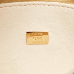 Fendi Metallic Beaded Micro Baguette Bag
