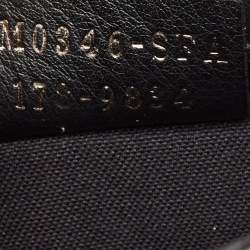 مملوكة مسبقًا حقيبة بسلسلة فندي جلد رصاصي داكن ميتالك  مرصعة كريستال 