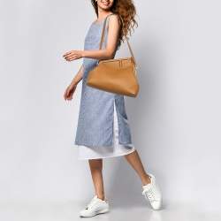 مملوكة مسبقًا Fendi Brown Leather Medium First Shoulder Bag