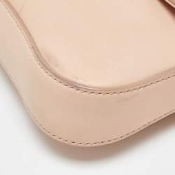 Pre Owned Fendi Blush Pink Leather Baguette Bag