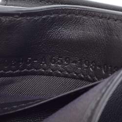 Fendi Brown/Black Zucca Leather F is Fendi Trifold Wallet