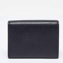 Fendi Brown/Black Zucca Leather F is Fendi Trifold Wallet