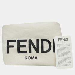 Fendi Maroon Leather Kan F Logo Chain Shoulder Bag 