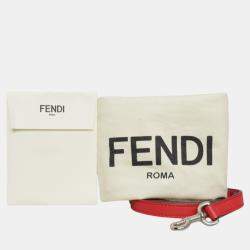 Fendi Red Leather Studded By The Way Bag 