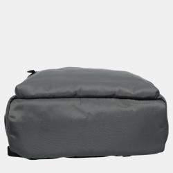 Fendi Grey Nylon Vitello Century Dolce Monster Eyes Rounded Backpack 
