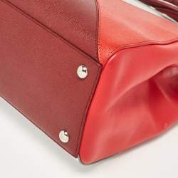 مملوكة مسبقًا Fendi Multicolor Leather Small Patchwork 2Jours Tote