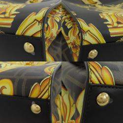 Fendi Calf Leather Fendace Peekaboo Handbag