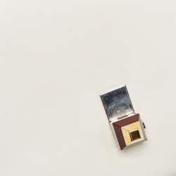 Pre Owned حقيبة كتف فندي كان أي جلد سكولابد بني/أزرق متوسطة