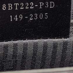 مملوكة مسبقًا Fendi Dark Grey Leather Small Demi Jour Top Handle Bag