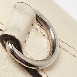 Pre Owned Fendi Cream Leather Medium By The Way Bag