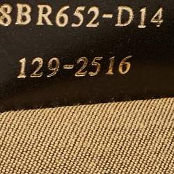 Pre Owned حقيبة يد فندي شيف جلد وكانفاس زوكا توباكو 