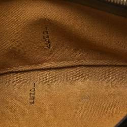 مملوكة مسبقًا Fendi Tobacco Zucca Canvas and Leather Flap Continental Wallet