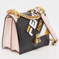 Fendi Multicolor Leather Small Liberty Mix Kan I Chain Shoulder Bag