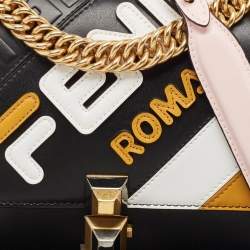 Fendi Multicolor Leather Small Liberty Mix Kan I Chain Shoulder Bag