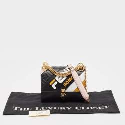 Fendi Multicolor Leather Small Liberty Mix Kan I Chain Shoulder Bag