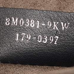 Pre Owned Fendi Multicolor Snakeskin and Leather Studded Small Kan I Shoulder Bag