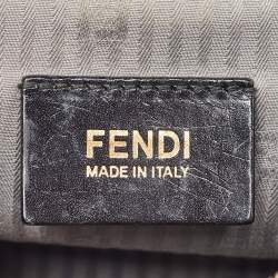 Fendi Grey Leather Mini 2Jours Tote