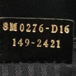 Pre Owned Fendi Black Leather Fendista Pochette Crossbody Bag