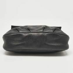 Pre Owned Fendi Black Leather Fendista Pochette Crossbody Bag