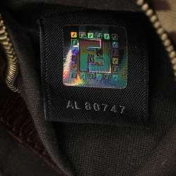 مملوكة مسبقًا Fendi Beige/Brown FF Zucca Canvas Forever Baguette Shoulder Bag