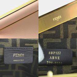 Fendi Leather Pink First Medium Shoulder Bag