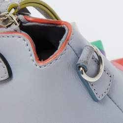 Pre Owned Fendi Light Purple Leather Mini Studded By The Way Satchel