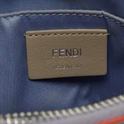 Pre Owned Fendi Light Purple Leather Mini Studded By The Way Satchel