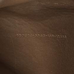 مملوكة مسبقًا Fendi Khaki/White Perforated Leather Large X Lite Peekaboo Top Handle Bag