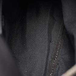 Pre Owned Fendi Black Nylon and Leather Mini Monster Eye Backpack