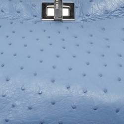 Pre Owned حقيبة فندي بيكابو جلد ثعبان وجلد سيليريا بيج ذات يد علوية