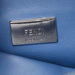 Pre Owned حقيبة فندي بيكابو جلد ثعبان وجلد سيليريا بيج ذات يد علوية