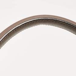 Pre Owned Fendi Brown Leather Large X Lite Peekaboo Top Handle Bag