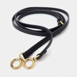 مملوكة مسبقًا Fendi Black Leather Fendi Micro Peekaboo bag