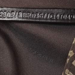 مملوكة مسبقًا Fendi Tobacco Zucchino Canvas and Leather Shoulder Bag