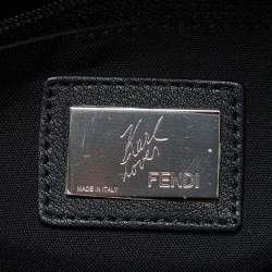 Fendi Black/Purple Nylon Karl Beaded Backpack