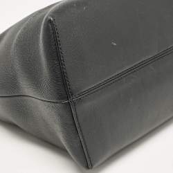 Pre Owned Fendi Black Leather Large By The Way Boston Bag