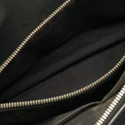 Pre Owned Fendi Black Leather Large By The Way Boston Bag