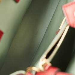 Pre Owned Fendi Red Leather Petite Sac 2jours Tote