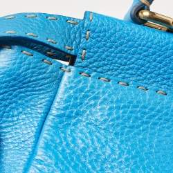 مملوكة مسبقًا حقيبة ف�ندي بيكابو بيدز لينينغ جلد أسود/بيج يد علوية كبيرة