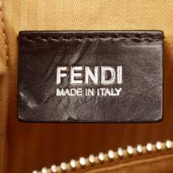 Fendi Tricolor Leather Medium 2Jours Tote