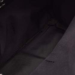 Fendi Black Nylon and Shearling Mini Dolce Lightbulb Backpack