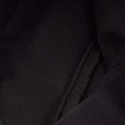 Fendi Black Nylon and Shearling Mini Dolce Lightbulb Backpack