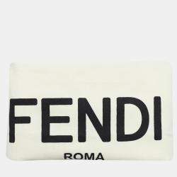 Fendi Peekaboo X-Tote FF Wool Shoulder Bag