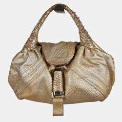 Fendi Gold Spy Bag