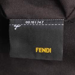Fendi Tobacco Zucca Canvas Flap Crossbody Bag