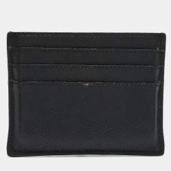 Fendi Black Leather F is Fendi Card Holder